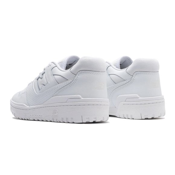 New Balance 550 Mens Triple White Leather Shoes BB550WWW BRAND NEW All Sizes - Picture 4 of 6